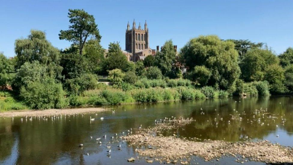 River Wye in Hereford