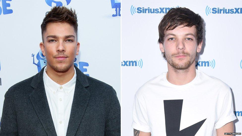 Matt Terry and Louis Tomlinson