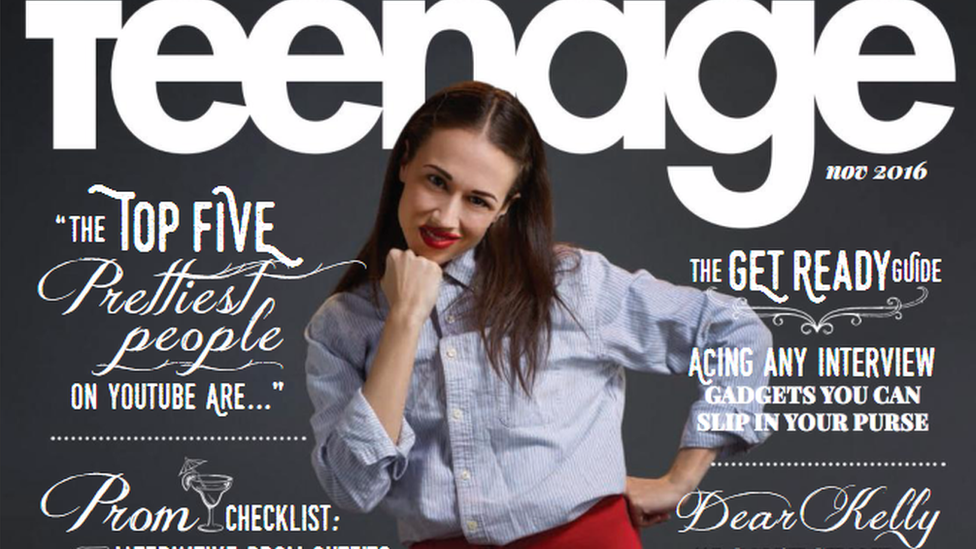 Cover of November's Teenage issue