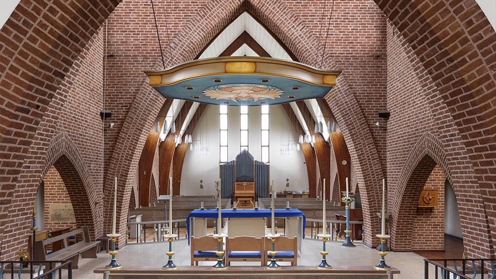 Interior of Church of St Nicholas in Fleetwood