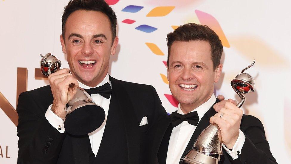 ant-and-dec-holding-awards