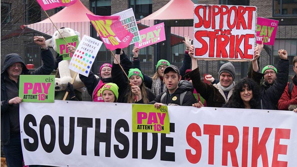 strike in Glasgow