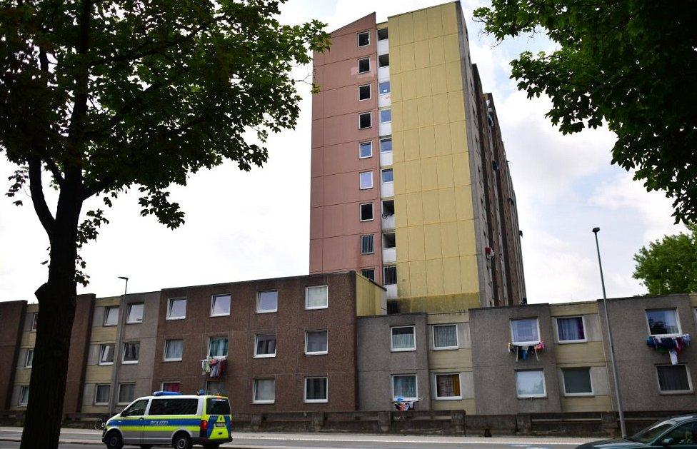 Göttingen tower block, 18 Jun 20