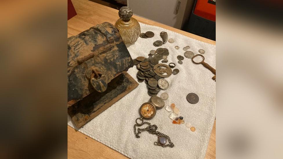 Treasure chest found on beach