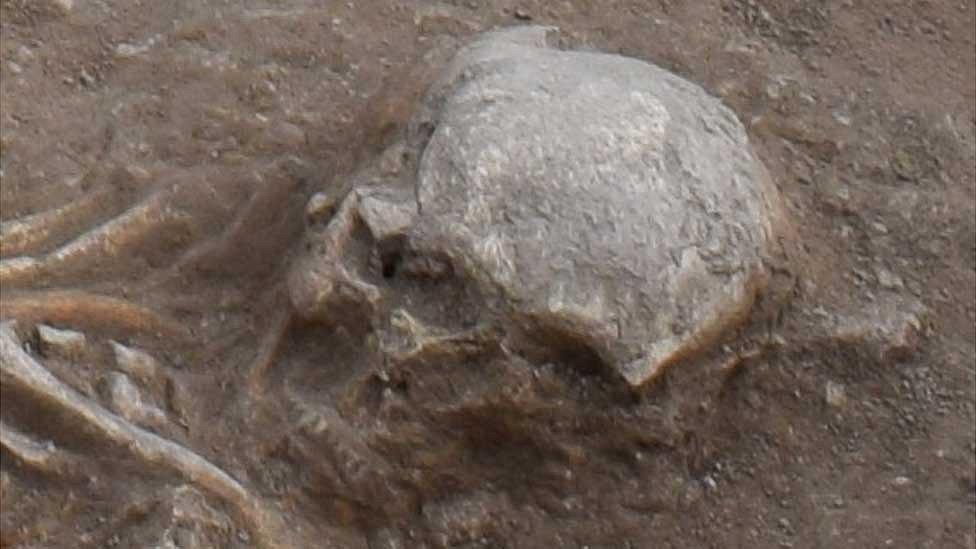 Bronze Age skeleton, Burwell