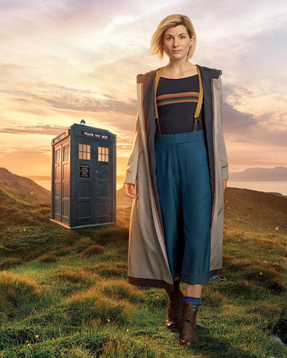 Jodie Whittaker as the Doctor