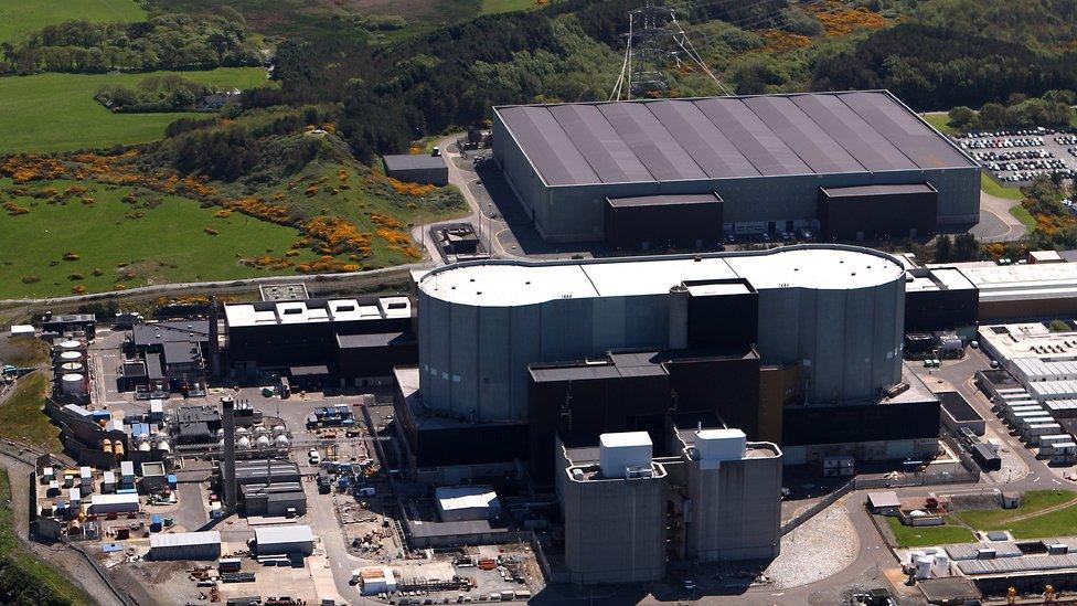 Wylfa from the air today