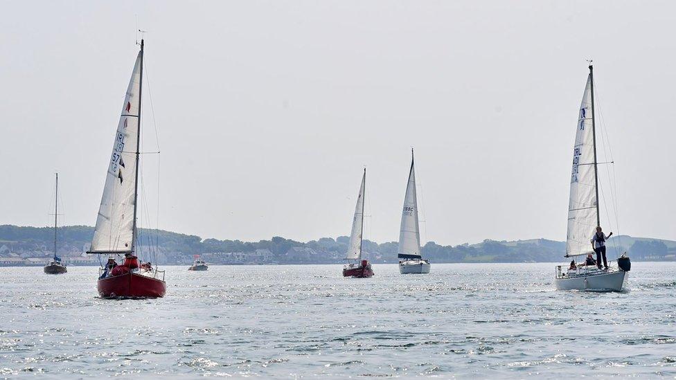 The yacht's golden jubilee is being celebrated in the County Down town this weekend