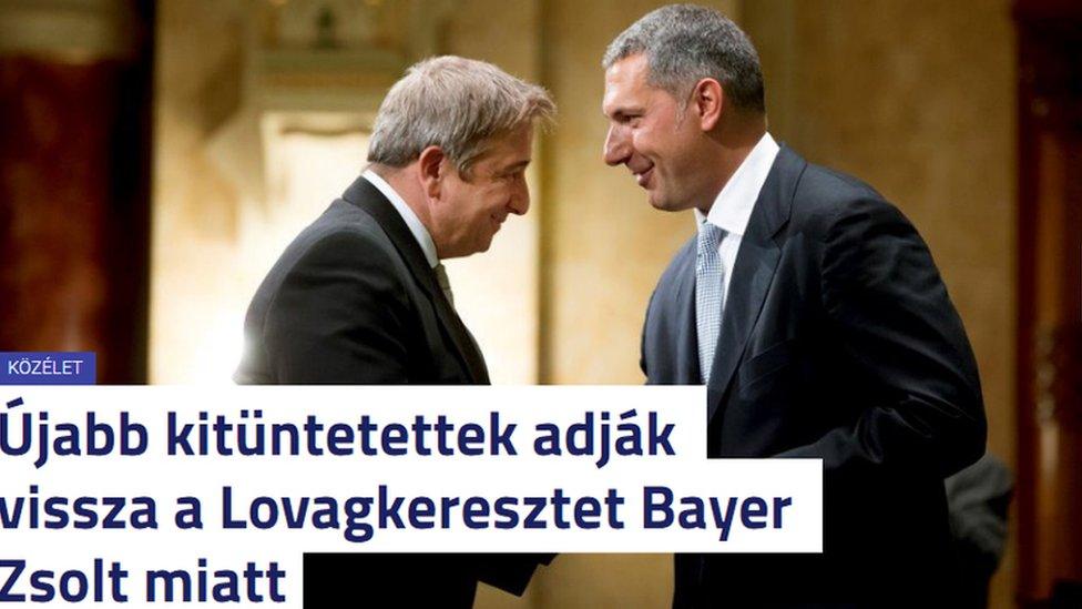 Screengrab from Hungarian news website 24.hu