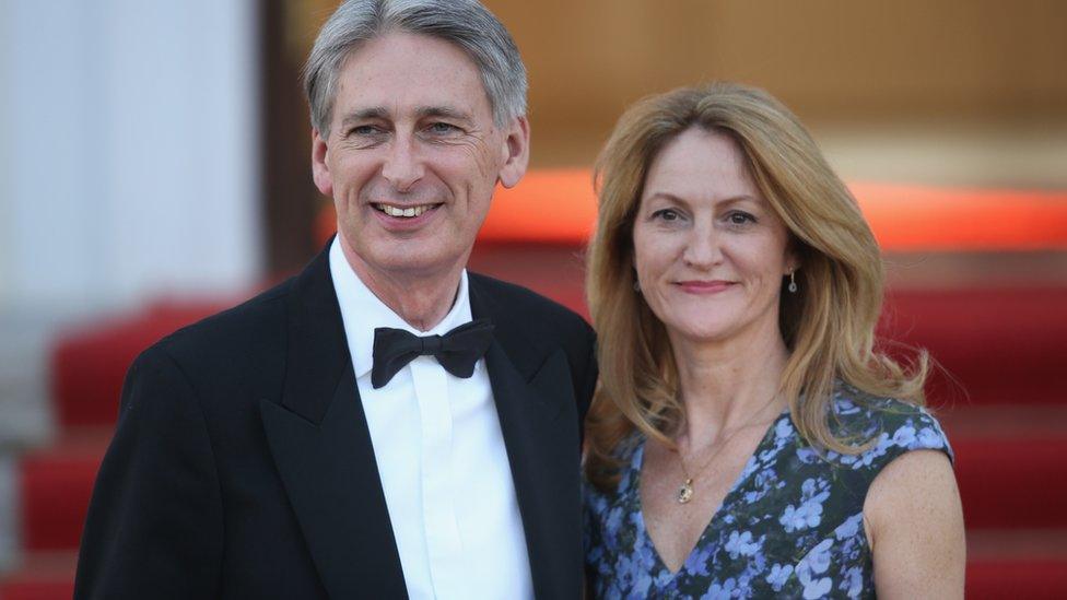 Philip Hammond and his wife Susan Williams Walker