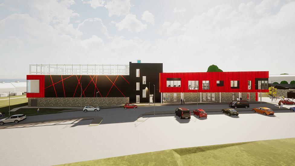 Artist impression of new centre