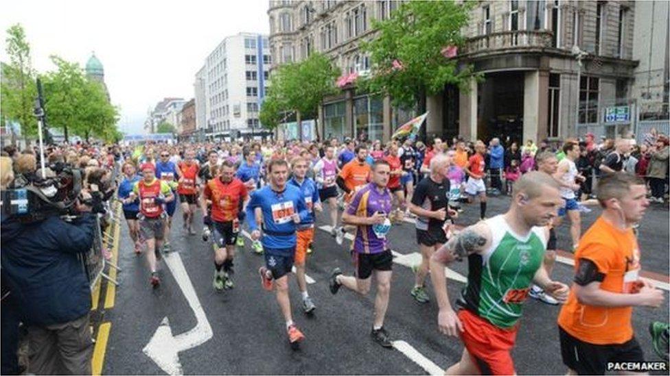 City Hall runners