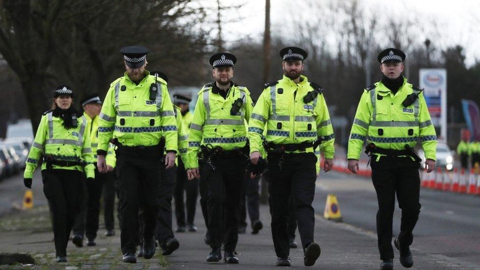 Police Scotland officers