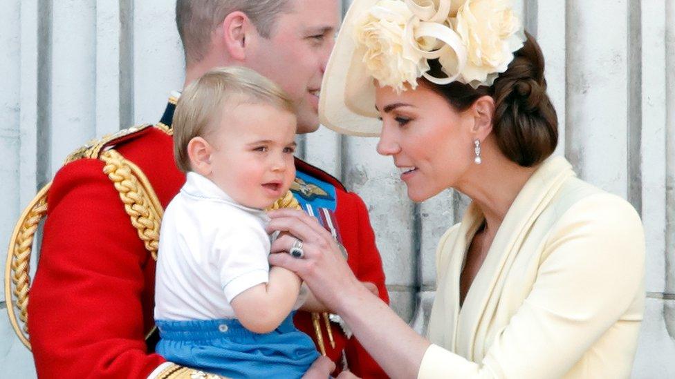 Prince William, Prince Louis and Kate