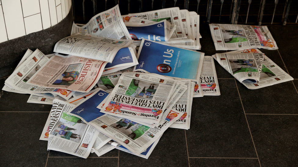 Free newspapers relying on commuters have been hit hard by the pandemic