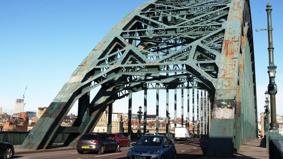 Rust on the Tyne Bridge