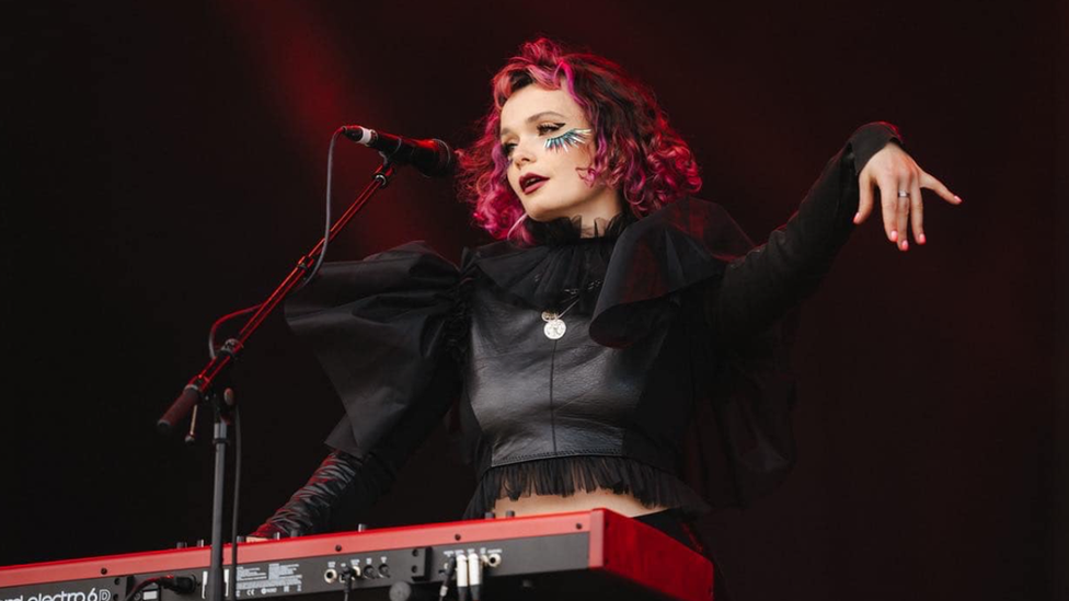 Performing at Glastonbury