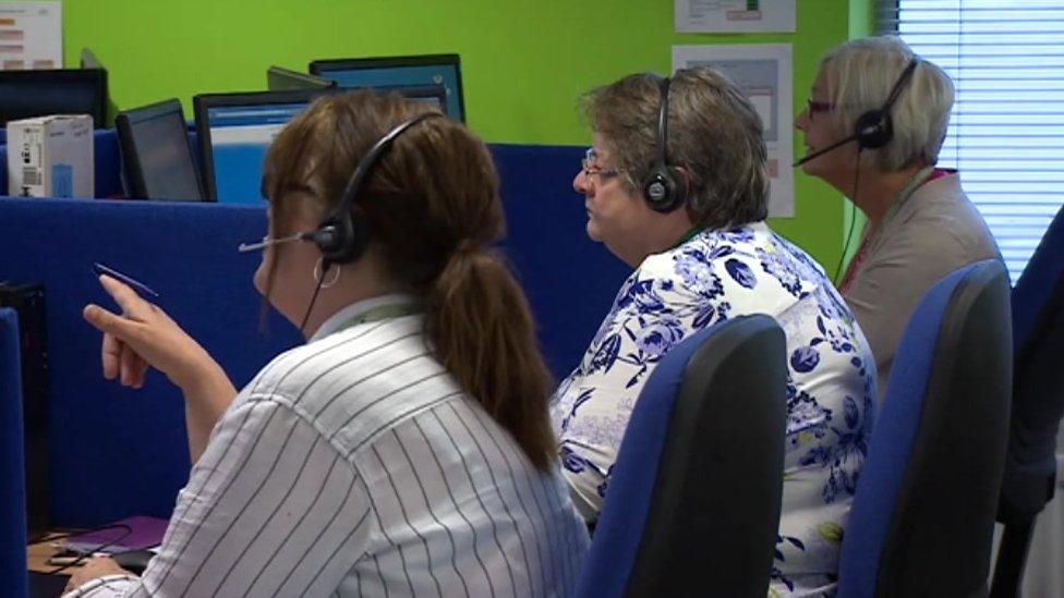 NHS 111 call centre