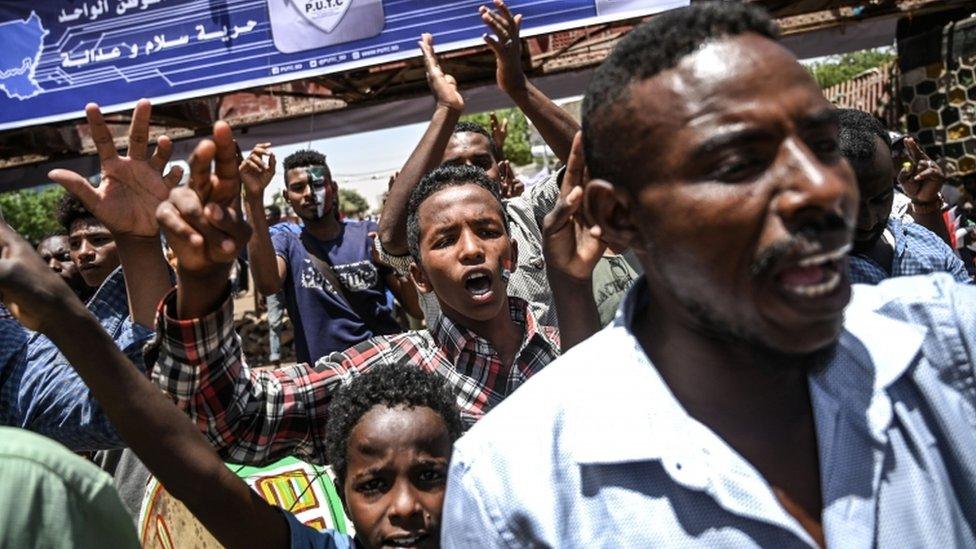 Protesters have continued to stage a sit-in in central Khartoum