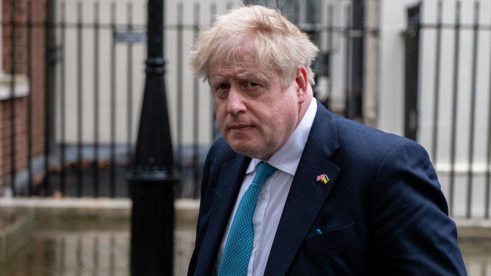 boris johnson looking concerned