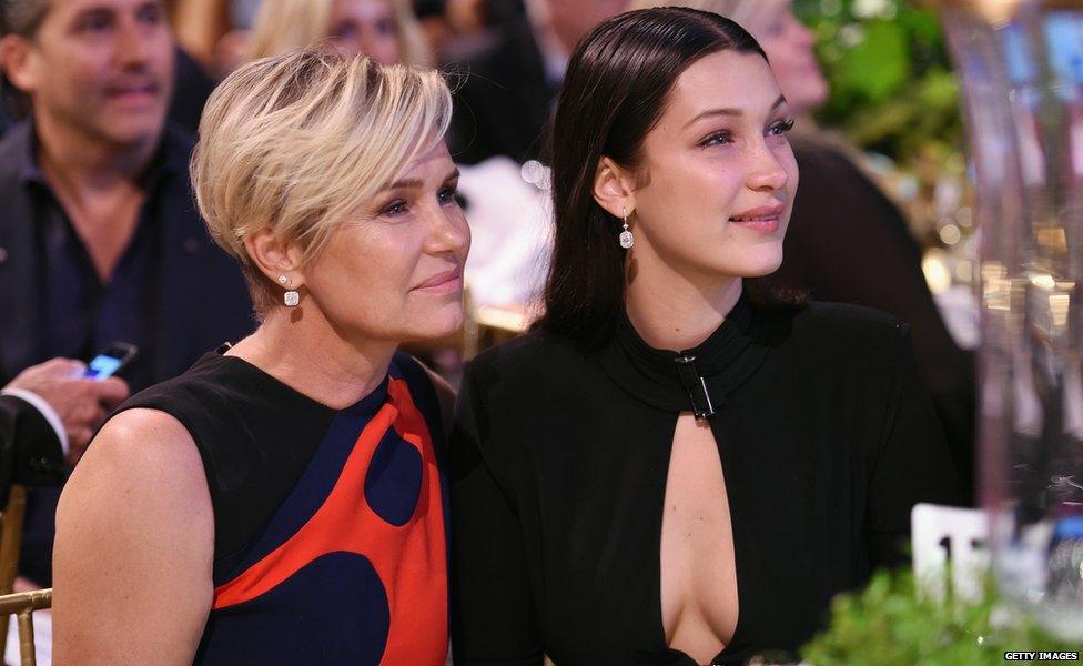 Yolanda Foster and Bella Hadid