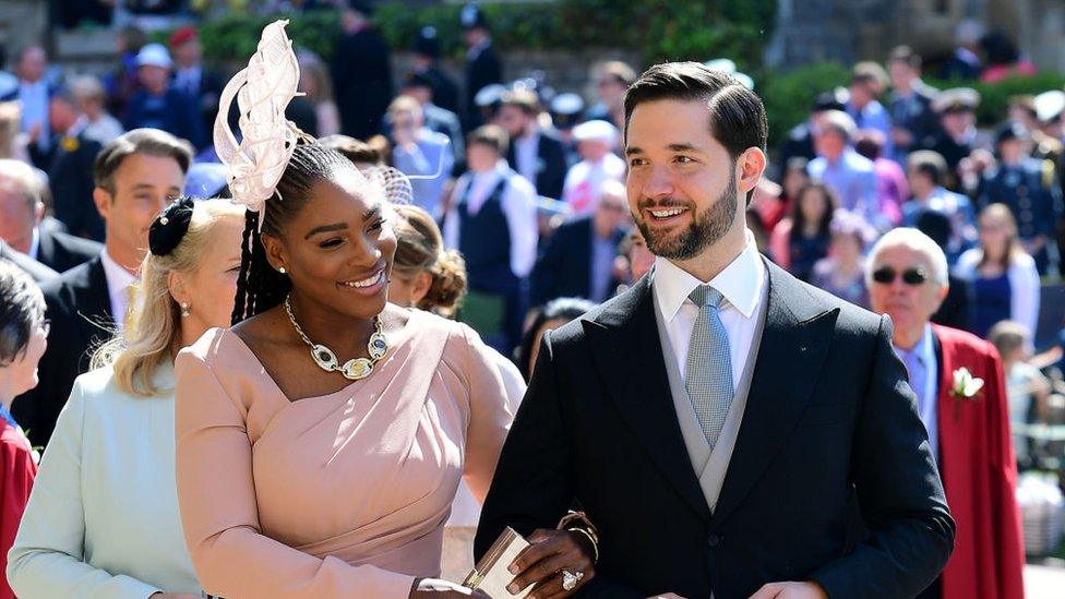 Tennis champion Serena Williams was a guest at Prince Harry and Meghan's wedding in 2018