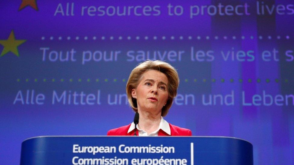 Ursula von der Leyen on 2 April