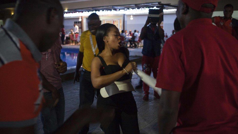 Dancers in Maiduguri, Nigeria - Tuesday 14 February 2017
