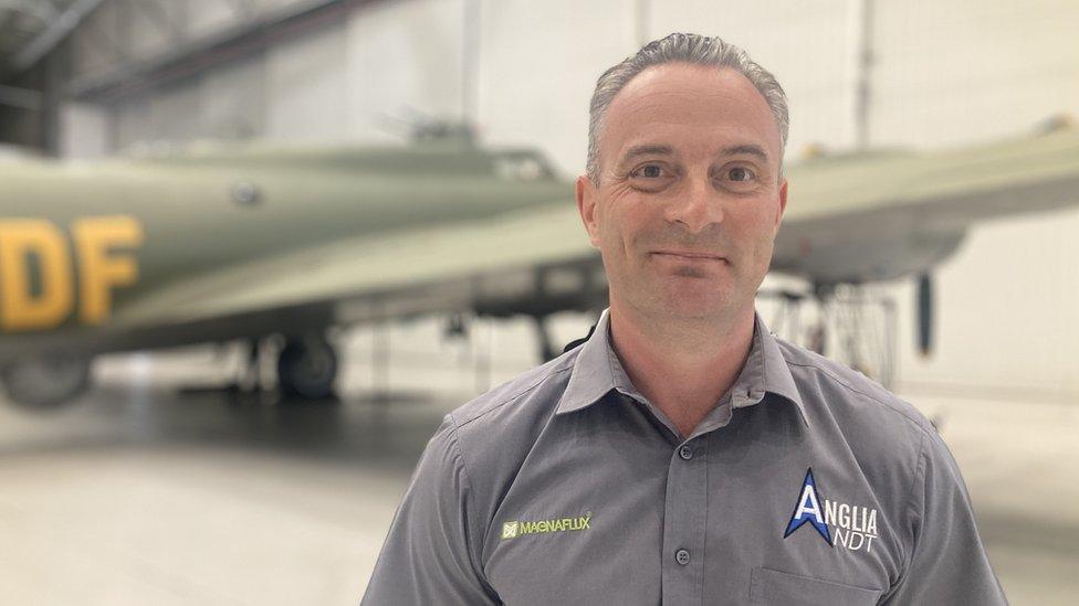 Aircraft inspector Mark Lawler