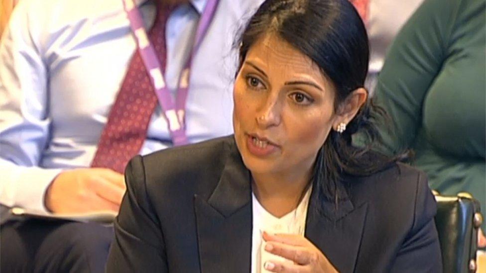 Priti Patel, photographed on 15 September