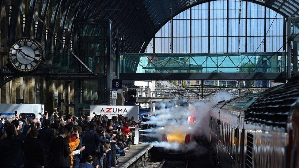 Azuma unveiled at Kings Cross