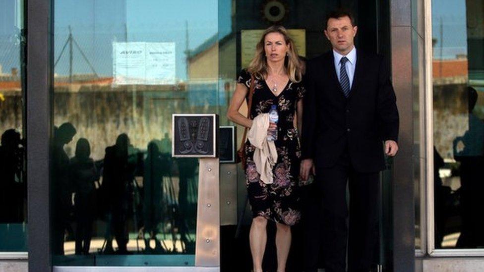 Kate and Gerry McCann in Portugal