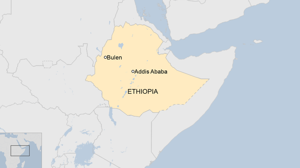 Map of Ethiopia