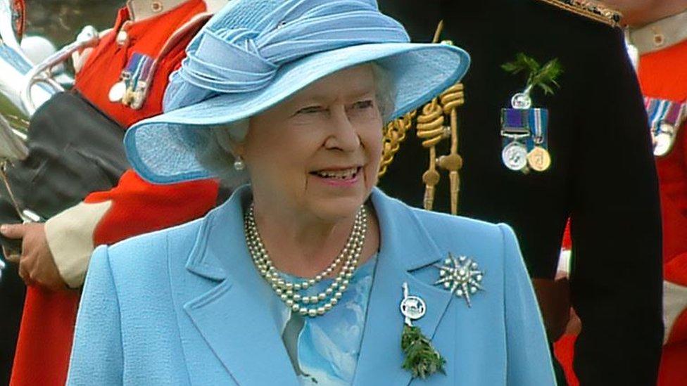 The Queen at Tynwald Day in 2003