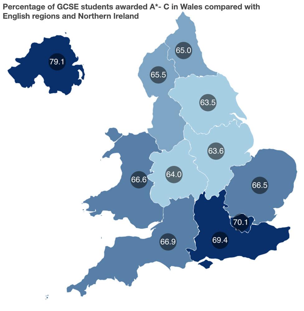 GCSE map