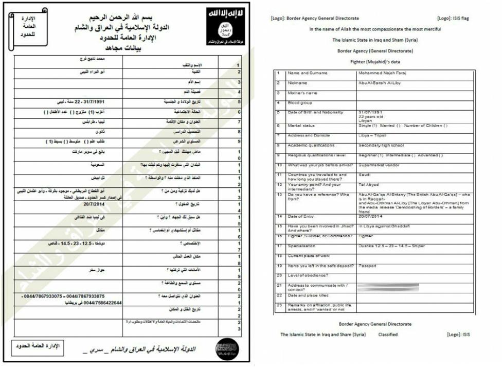 Mohammed Abdallah's IS form