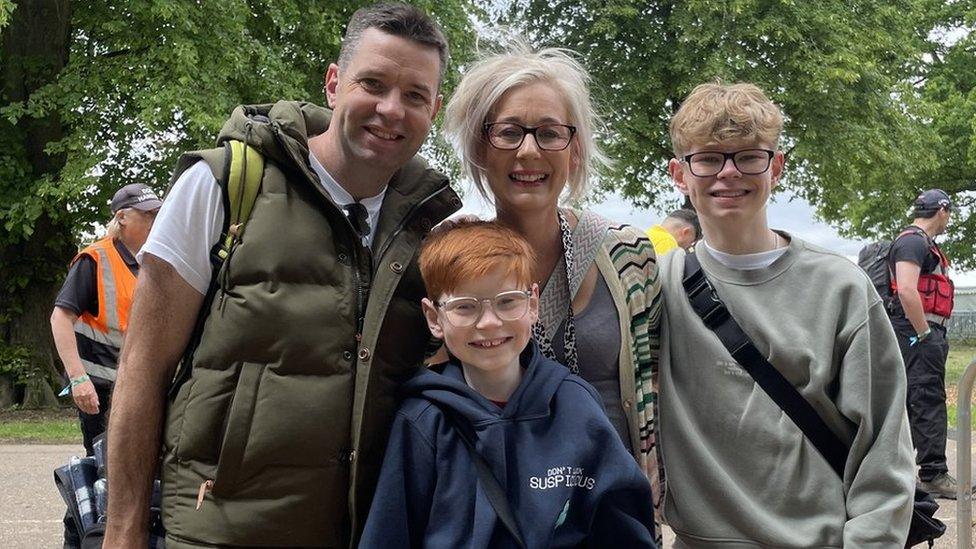 Family at Big Weekend