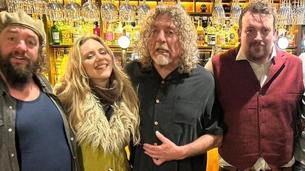 Robert Plant at Under the Hammer