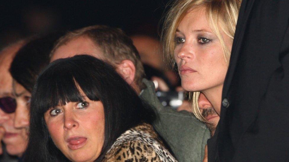 Fran Cutler and Kate Moss