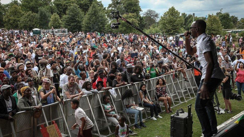 Music stage at Lambeth Country Show