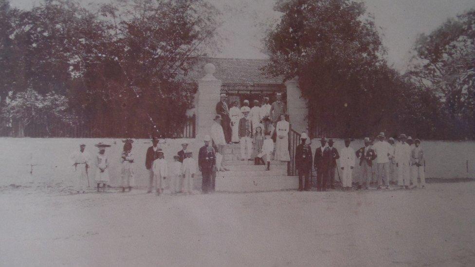 Great House at Betty's Hope sugar plantation, Antigua, 1904