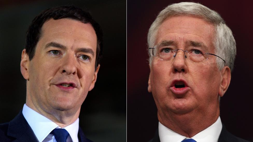 George Osborne and Michael Fallon