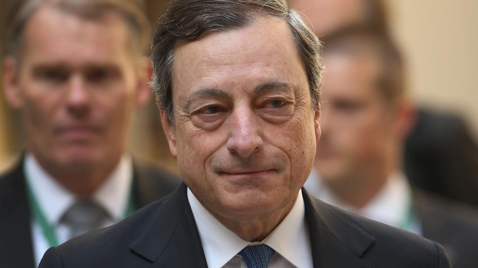 European Central Bank chief Mario Draghi