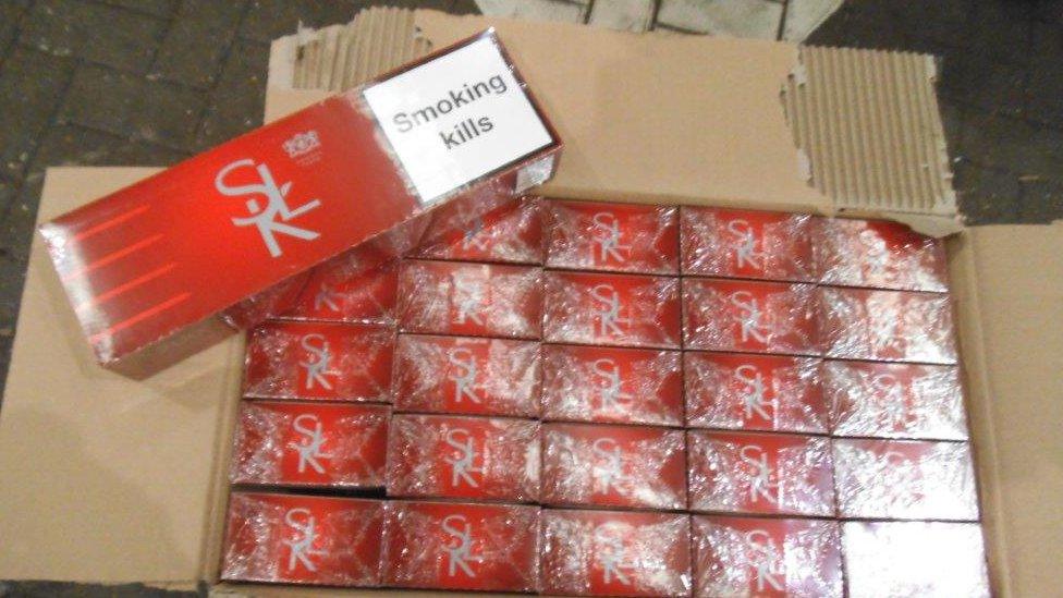 cigarette box incident Largest' haul of 11m cigarettes seized at Felixstowe port