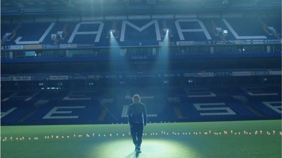 Ed Sheeran at Stamford Bridge