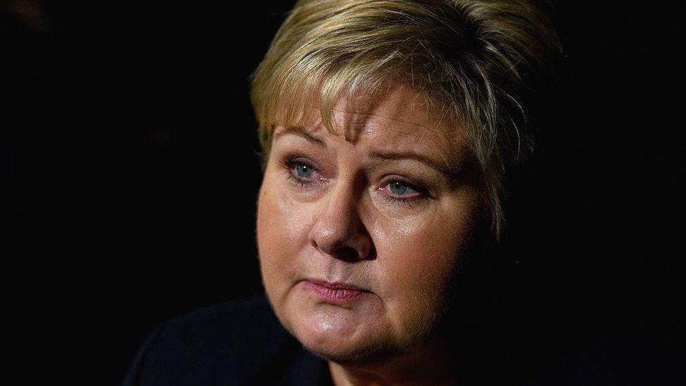 Norwegian Prime Minister Erna Solberg