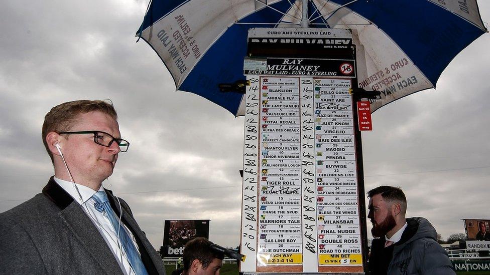 Bookie at Aintree race course