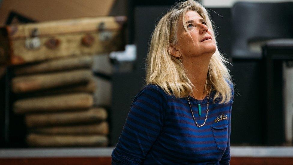 Imogen Stubbs in rehearsals