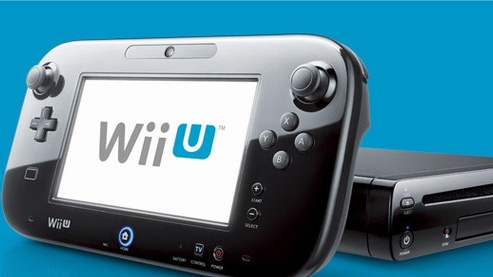 WiiU games console