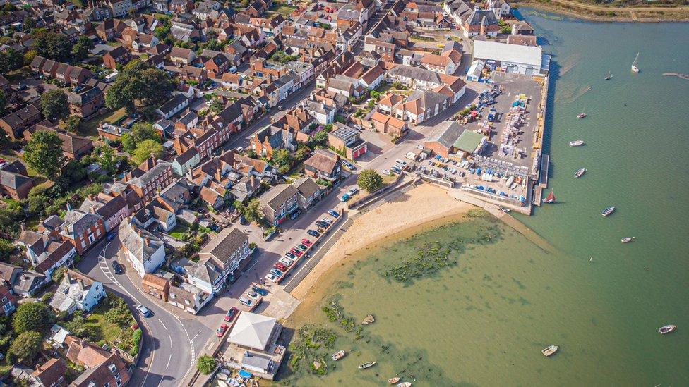 Aerial view of Manningtree